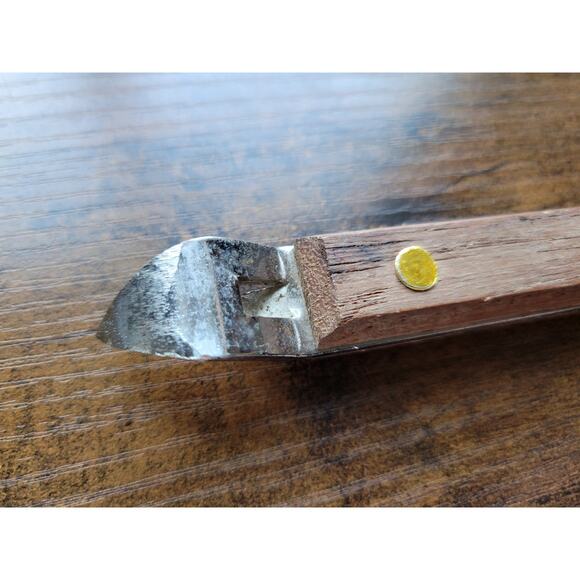 Vintage Mid-Century Can/Bottle Opener w/Wood Handle - Picture 5 of 7